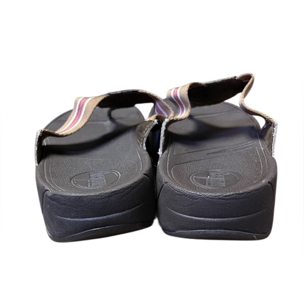 Fitflop Thong Walkstar Sandals Women's Size 9 Bronze Comfort slip on Flip Flops - Picture 5 of 11